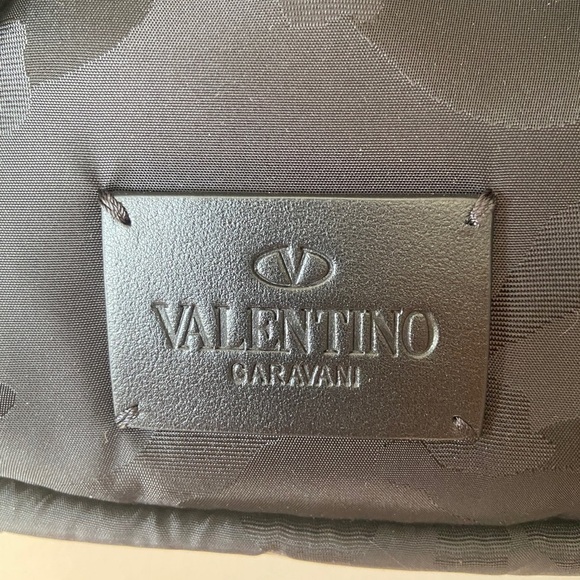 Valentino Garavani Leather and Nylon Camo Backpack - Picture 6 of 8